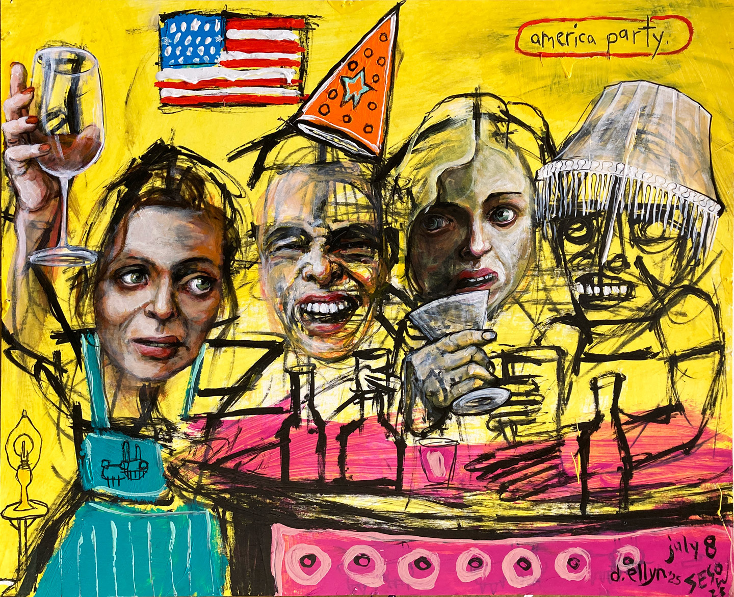 A messy celebration of identity, politics, and performance—America Party captures the surreal chaos of our national ‘party.’