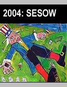 Explore all 31 of Matt Sesow’s bold, daily paintings from the 2004 31 Days in July project—expressive, raw, and politically charged.