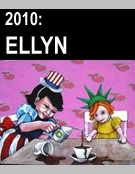 View Dana Ellyn’s complete 31 Days in July 2010 series—paintings that explore daily life, culture, and current events through narrative art.