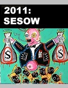 Explore all 31 of Matt Sesow’s bold, daily paintings from the 2011 31 Days in July project—expressive, raw, and politically charged.